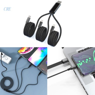 Dây Cáp Sạc USB Loại C 3 Trong 1 Chuyên Dụng Cho Điện Thoại / Máy Tính Bảng / Máy Tính Bảng