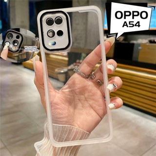 Ốp Điện Thoại Mềm Trong Suốt Chống Sốc 2 Trong 1 Cho OPPO A16 A16K A55