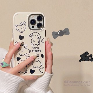 Ốp Điện Thoại Họa Tiết Thỏ Hoạt Hình Bảo Vệ Lens Cho iPhone 14 Plus 14 13 12 11 Pro Max X XS XR XS Max