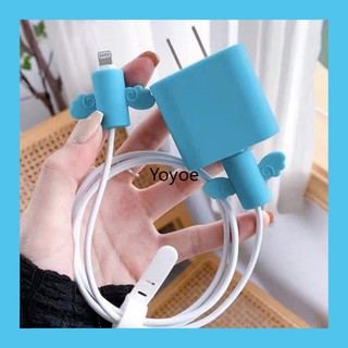 Vỏ Silicon Bảo Vệ Dây Cáp Sạc iPhone 11 / 12 / 13 Pro 18W / 20W