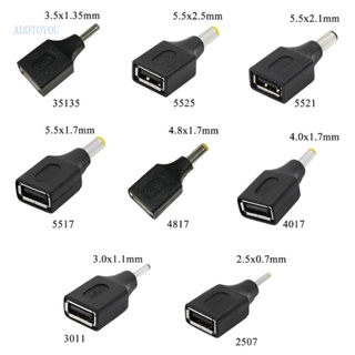 [3C] Giắc Chuyển Đổi Từ USB Sang 2 5 X 0 7mm 4 0 X 1 7mm 5 5 X 2 5mm 5 5 X 2 1mm Male DC Conne
