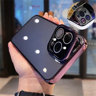 Ốp Điện Thoại TPU Mềm Trong Suốt Chống Sốc Bảo Vệ Ống Kính Cho iPhone 14 Pro Max 14 Plus 12 13 Pro Max