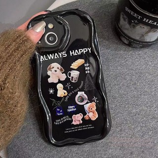 Ốp Điện Thoại Mềm Hình Cún Dễ Thương Cho iPhone 14 Plus 14 13 12 11 Pro Max X Xr Xs Max 7 8 Plus