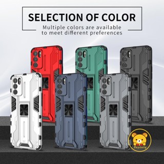 Ốp Điện Thoại Dạng Giáp Hít Nam Châm Chống Rơi Có Giá Đỡ Vô Hình 2 Trong 1 Cho Redmi K40 Pro K40 Pro + K40 Gaming Poco F4 GT