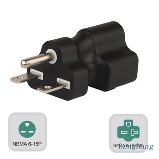 Đầu Nối Chuyển Đổi 6-15P Male Sang Nema 6-15 / 20R Female 3-pin