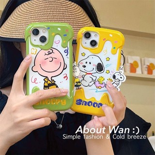 Cute Melting Charlie Snoopy for Iphone14 Phone Case 12 Apple 13promax New 11 Drop-Resistant dMyF