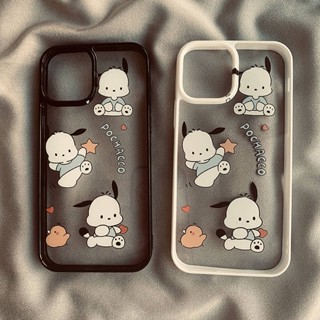 Cute Pacha Dog Apple 13/14Promax Phone Case Iphone12/11 Transparent Xrxs Drop-Resistant 7/8P Female 2xZ9