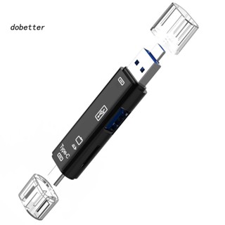 Đầu Đọc Thẻ Nhớ Micro USB Type C TF Đa Năng 5 Trong 1 Cho Máy Tính Android