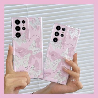 Ốp Điện Thoại Mềm Hình Bướm Sang Trọng Cho Samsung S23 Ultra S22 S10 S21 S20 Ultra Note 10 Plus 20 Ultra S20 S21 FE 5G