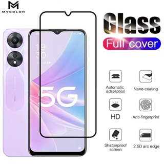 Ốp điện thoại kính cường lực bảo vệ toàn diện cho OPPO A96 A78 A77s A77 A76 A57 A17 A17K 4G 5G 2023