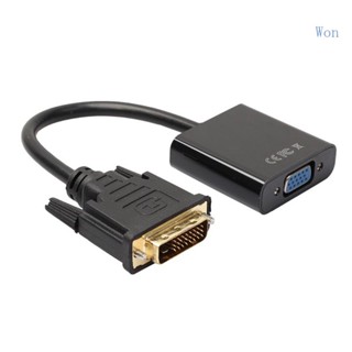 Cáp ChuyểN ĐổI Won 1080p DVI Sang VGA 24 + 1 25 Pin DVI Sang 15 Pin VGA