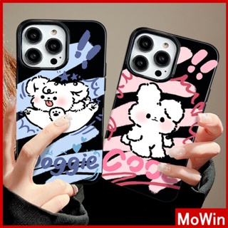 For iPhone 14 Pro Max iPhone Case Black Glossy TPU Soft Case Shockproof Protection Camera Cute Doodle Bunny Compatible with iPhone 13 Pro max 12 Pro Max 11 xr xs max 7Plus 8Plus