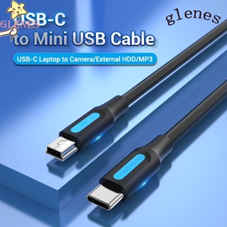 Cáp Sạc Nhanh Hai Đầu USB Loại c Sang Mini Cho Máy MP3 / HDD / Máy Ảnh Kỹ Thuật Số