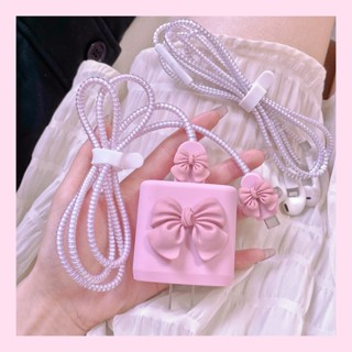 Ốp Điện Thoại Silicon Mềm Hình Nơ Hồng 65W Cho OPPO RENO 5 6 Pro Realme 8pro 7 6 X find X3