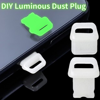 [Đặc trưng] Ốp Điện Thoại Trong Suốt Chống Bụi Phát Quang Cổng Sạc USB Type C Cho Điện Thoại