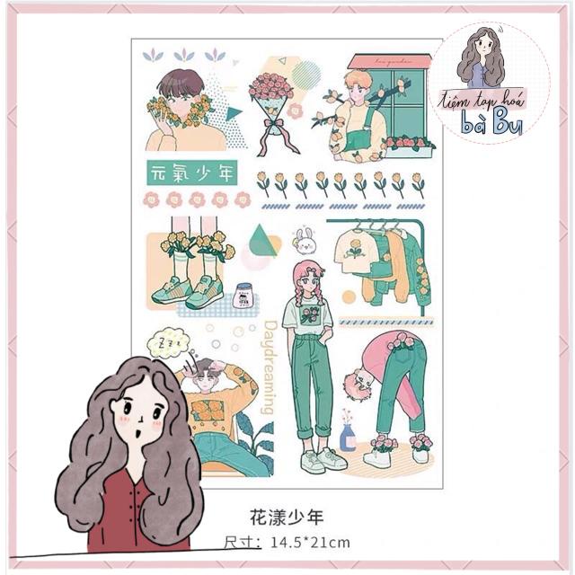 Miếng washi sticker lớn