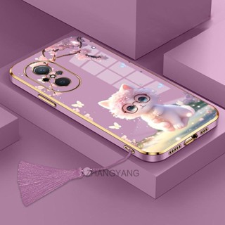 Ốp Điện Thoại TPU Silicon Mềm Mạ Viền Hình Mèo Cho Huawei nova 9 se nova 9 9