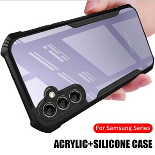 Ốp Điện Thoại Acrylic Trong Suốt Chống Sốc Cho Samsung Galaxy A14 A24 A34 A54 5G