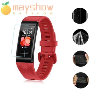 Kính Cường Lực TPU Mềm Chống Trầy Bảo Vệ Màn Hình Đồng Hồ Thông Minh Huawei Band 4 4 Pro