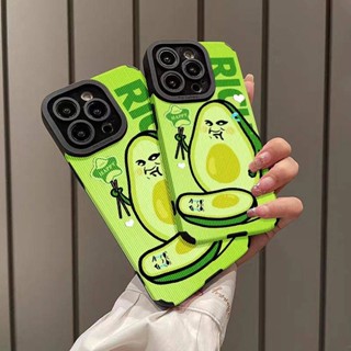 Avocado Apple 14/13Promax Phone Case Iphone12/11 Drop-Resistant 7/8Plus/Xsmax/XR mR9F