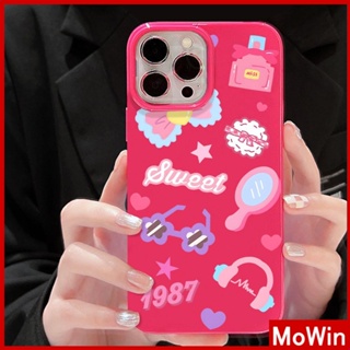 For iPhone 14 Pro Max iPhone Case Pink Glossy TPU Soft Case Shockproof Protection Camera Pink Sweet Bow Compatible with iPhone 13 Pro max 12 Pro Max 11 xr xs max 7Plus 8Plus