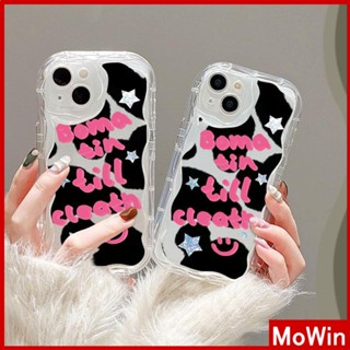 For iPhone 14 Pro Max iPhone Case 3D Curved Edge Wave Clear Case TPU Airbag Shockproof Camera Cover Smiley Star Compatible with iPhone 13 Pro max 12 Pro Max 11 xr xs max 7 Plus 8