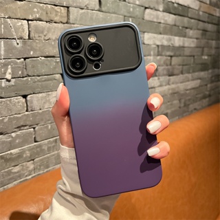 Ốp Điện Thoại Silicon Màu Gradient Sang Trọng Cho iPhone 14 Plus 13 Pro Max