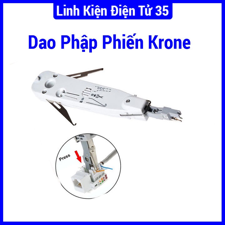 Dao phập phiến Krone