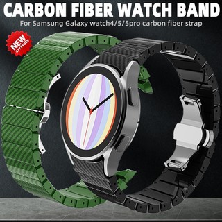 Dây Đeo Bằng Sợi Carbon Cho Đồng Hồ Thông Minh Samsung Galaxy Watch 5 Pro / 5 4 Classic 44mm 40mm 42mm 46mm
