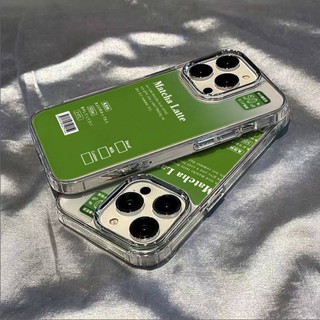 Green Tea Latte 14Promax Apple 13 Phone Case Iphone12 Soft 11 Simple Ins Style 7/8Plus Drop-Resistant kZSt