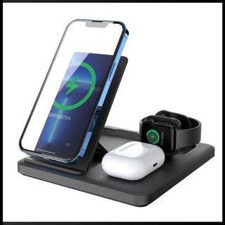 Đế Sạc Không Dây 3 Trong 1 Cho Airpods Pro Iwatch Iphone 14 13 12 11 X