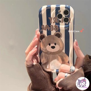 Ốp Lưng Samsung A24 A14 A04 A12 A13 A23 A22 A33 A50 A50s A30s A53 A54 A51 A52 A03s A02s A04s A03s A02 M12 M22 sixhd Ốp Điện Thoại Mềm Viền Cong Hình Gấu Nâu 3D Cho