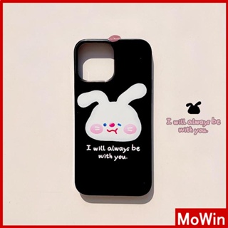 For iPhone 14 Pro Max iPhone Case Black Glossy TPU Soft Case Shockproof Protection Camera Cute Bunny Compatible with iPhone 13 Pro max 12 Pro Max 11 xr xs max 7Plus 8Plus