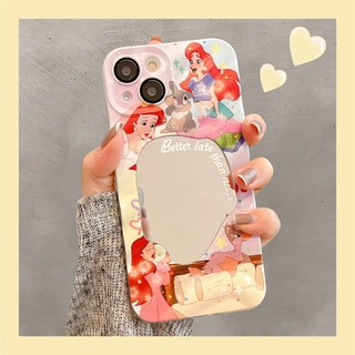 Ốp Điện Thoại TPU Mềm In Hình Công Chúa Ariel Cho IPhone 11 14 Pro Max Ip13 Pro Max IPhone 12