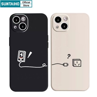 Suntaiho Ốp lưng iphone Ốp Điện Thoại Silicon Mềm Chống Sốc Họa Tiết Lượn Sóng Cho IPhone 14 12 13 11 Pro Max XS X XR XS Max 7 8 Plus