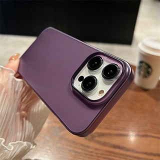 Ốp Điện Thoại Cứng Nhám Mờ Sang Trọng Chống Sốc Cho iPhone 14 13 12 Pro Max 14 Plus