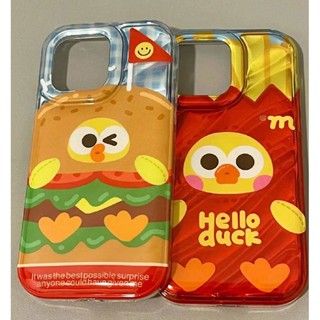 Couple Phone Case Iphone13promax Phone Case 11/12 Airbag Xr Apple 14 Soft Case 7 Hamburger Chicken uxoC