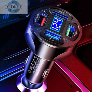 Sạc ĐiệN ThoạI 4 CổNg USB 66W Cho Xe Hơi