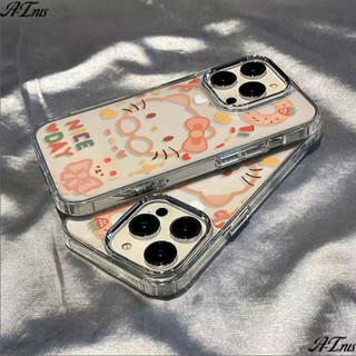 ✅Ốp Điện Thoại Mềm Chống Sốc Hình Hello Kitty Gấu Cho iPhone1211max137 Simple 14pro Soft 8 / Apple plus HL39