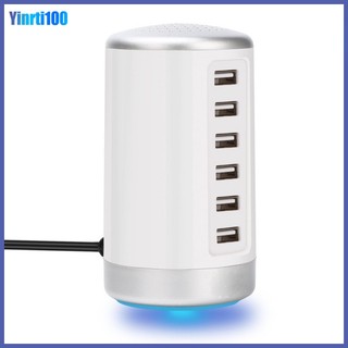 Cốc Sạc Nhanh 6 Cổng USB Thông Minh Cho Điện Thoại / Máy Tính Bảng
