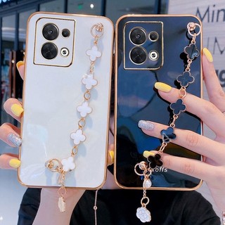 Ốp ĐiệN ThoạI Có Dây GàI Cho OPPO Reno 9 Pro Plus 5G 8 8T 7 6 5 A58 A78 A36 A76 A96 A95 A54 A55