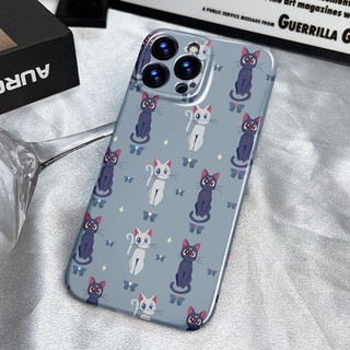 Ốp Điện Thoại In Hình Mèo Và Hoa Cho Iphone 128plus 14pro11 7iPhone13xr U8UH