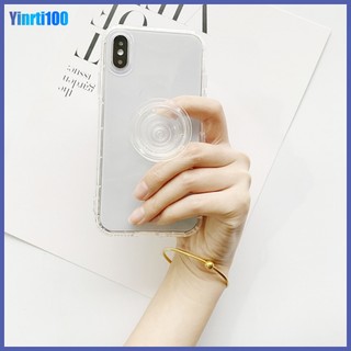 Giá Đỡ Điện Thoại Trong Suốt Hình Tròn Có Thể Gập Lại Cho Huawei Xiaomi