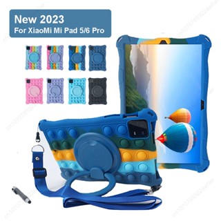 Ốp Máy Tính Bảng Silicon Có Dây Đeo Vai Và Giá Đỡ Cho Xiaomi Mi Pad 5 / 6 Pro 11 inch MiPad 6 / 5 Pro