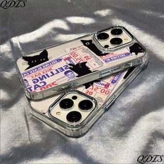 ✅Ốp Điện Thoại Mềm Đơn Giản Chống Sốc Chống Trầy Xước Cho Iphone111314Ốp Điện Thoại In Hình Mèo Đen Đáng Yêu Dành Cho Iphone 12 / 0YLZ / Proplus7maxxs8