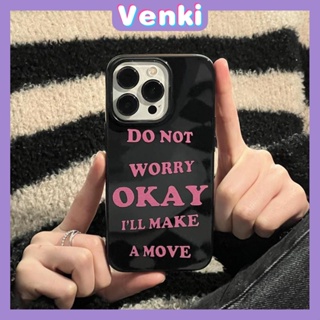 VENKI - For iPhone 14 Pro Max iPhone Case Soft TPU Big Hole Candy Black Case Compatible with iPhone 13 Pro max 12 Pro Max 11 xr xs max 7Plus 8Plus