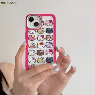Ốp Điện Thoại Họa Tiết Hello Kitty Cho iPhone 14 13 12 Pro Max 11