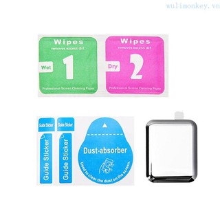 1 Kính Cường Lực 3D Bảo Vệ Màn Hình Đồng Hồ Thông Minh Apple Watch Series 5 40mm 44mm