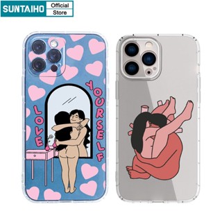 Suntaiho Ốp lưng iphone Ốp Điện Thoại TPU Dẻo Trong Suốt Chống Bụi Bẩn Cho IPhone 11 Pro Max 14 12 13 XS X XR XS Max 7 8 Plus