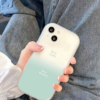 Xiaohongshu Gradient English Apple 13 Phone Case Iphone14promax11/12xs Trendy Xr78plus Vzhw